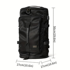 Waterproof Floral Gym Duffle Bag Backpack 4 Ways with Shoes Compartment