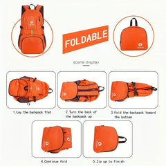 Portable Waterproof Folding Storage Bag Ultra light Skin Bag Travel Backpack