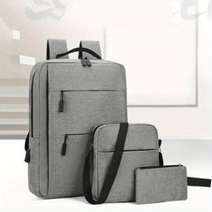 3pcs Business Backpack Travel Computer Bag Set