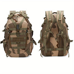 Men's Camo Backpack for Outdoor Sports Camping Travel