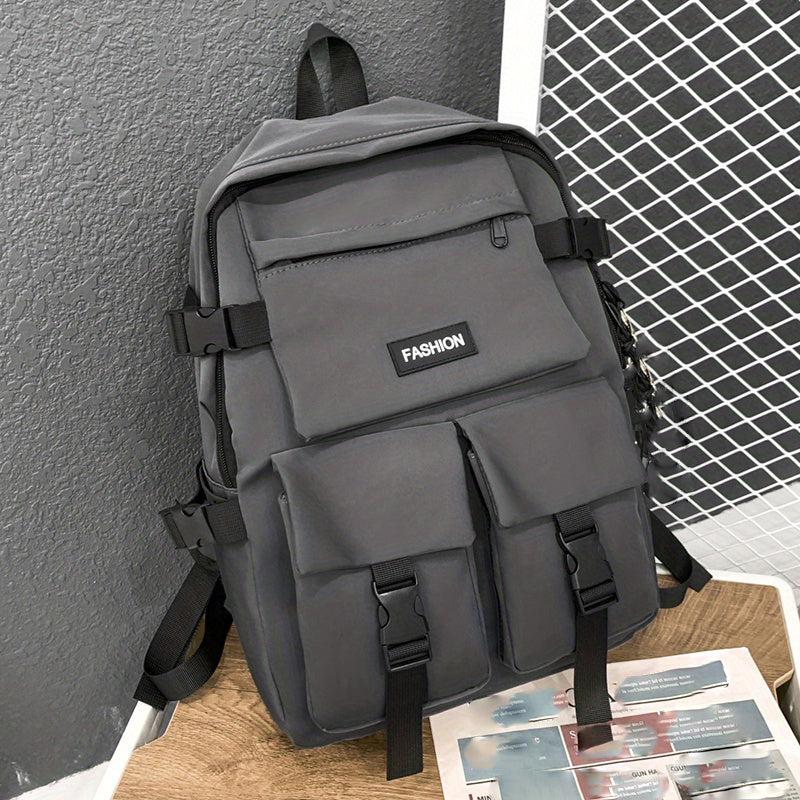 Student's Large Capacity Nylon Travel Backpack
