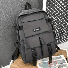 Student's Large Capacity Nylon Travel Backpack