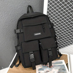 Student's Large Capacity Nylon Travel Backpack
