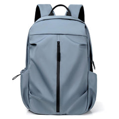 Solid Pleated Backpack Laptop Bag Student Commuter Backpack