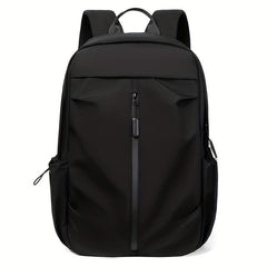 Solid Pleated Backpack Laptop Bag Student Commuter Backpack