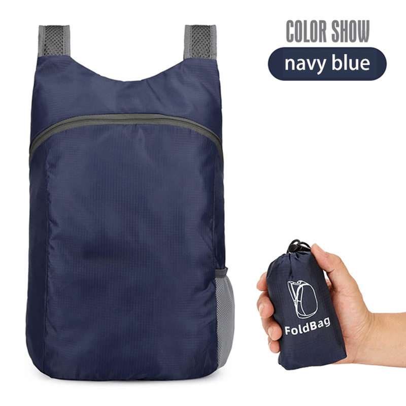 Ultralight Foldable Travel Backpack Royal Green