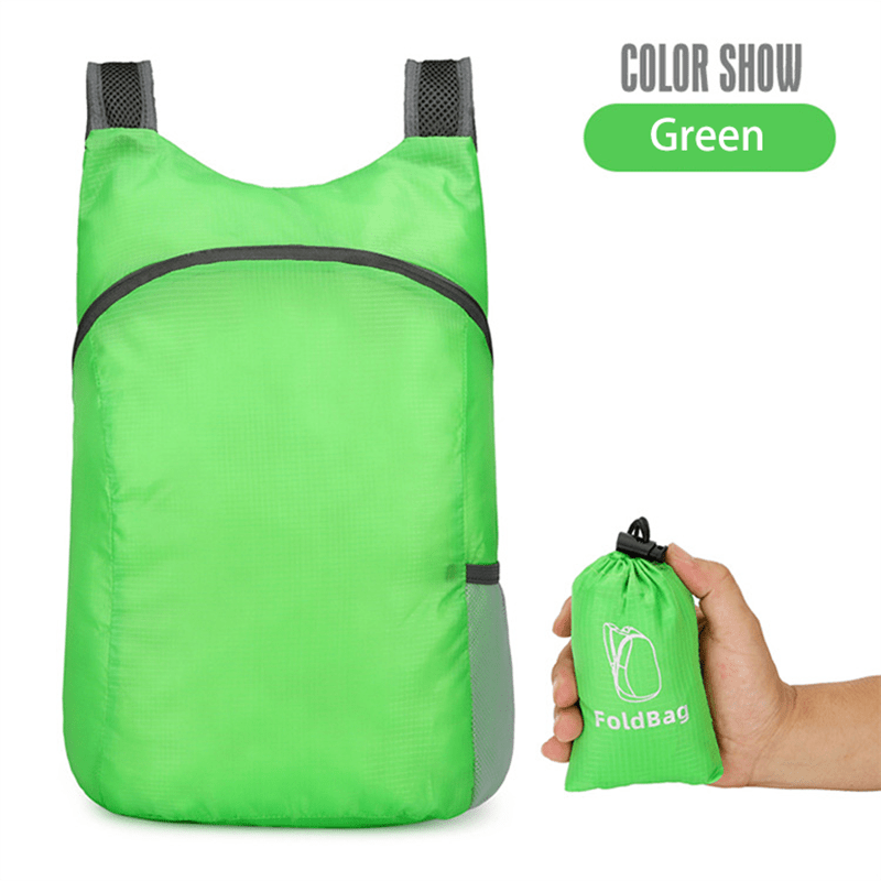 Ultralight Foldable Travel Backpack Royal Green