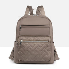 Casual Travel Backpack with Heart Embroidery