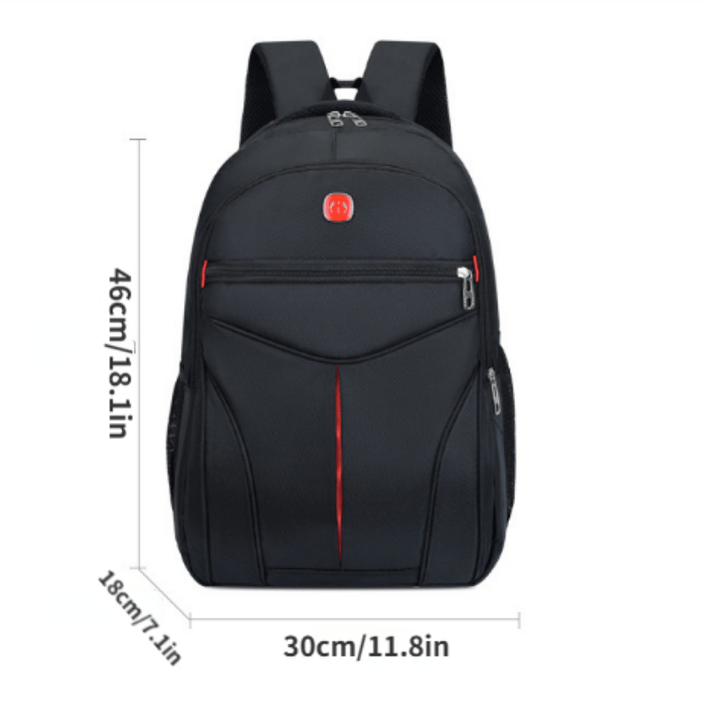 School Student Schoolbag Men Casual Backpack Large Capacity Business Laptop Bag