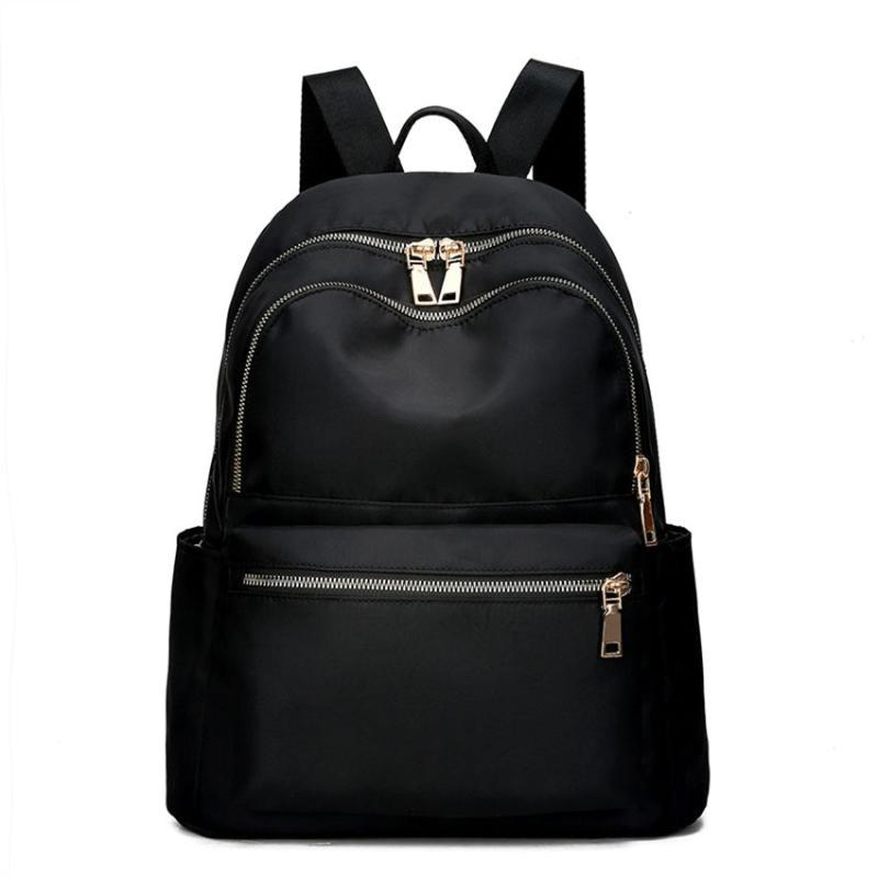 Casual Solid Oxford Backpack