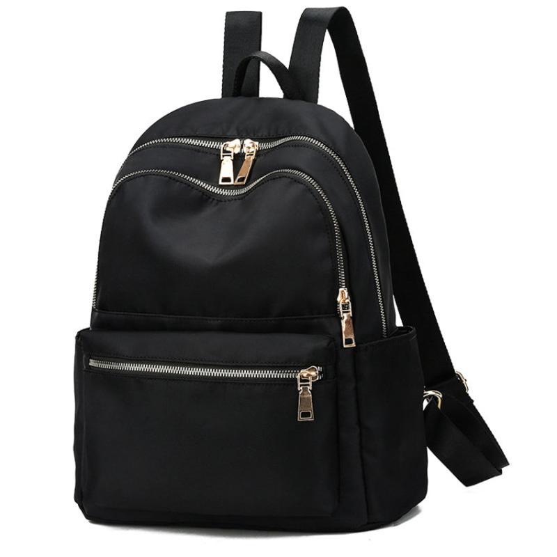 Casual Solid Oxford Backpack