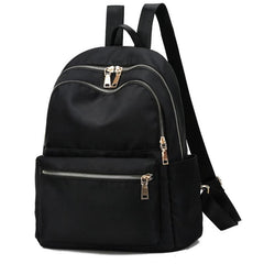 Casual Solid Oxford Backpack