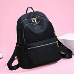 Casual Solid Oxford Backpack