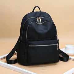 Casual Solid Oxford Backpack