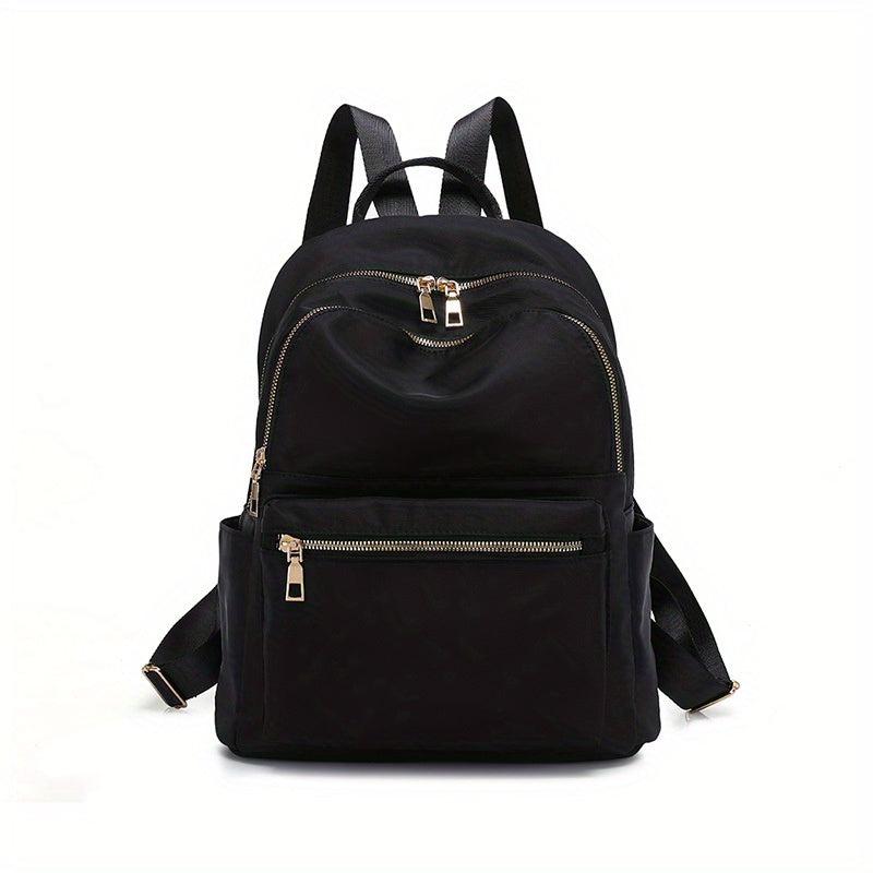 Casual Solid Oxford Backpack