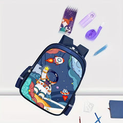 Primary School Astronaut Rocket Backpack Gift