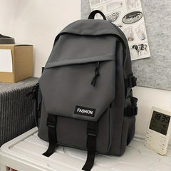 Student Classic Nylon Backpack For Daily Commuting