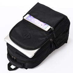 Minimalist Casual Backpack with USB Charging Port