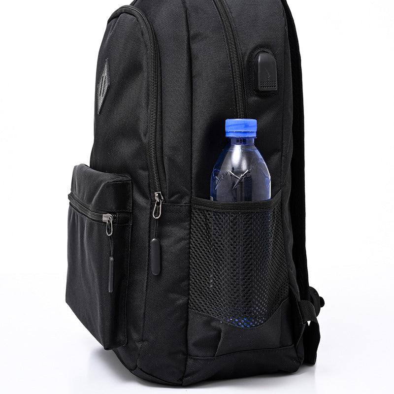 Minimalist Casual Backpack with USB Charging Port