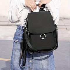 Oxford Female Fashionable Joker Ms Backpack Large Capacity Computer Bag
