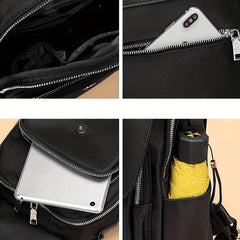 Oxford Female Fashionable Joker Ms Backpack Large Capacity Computer Bag