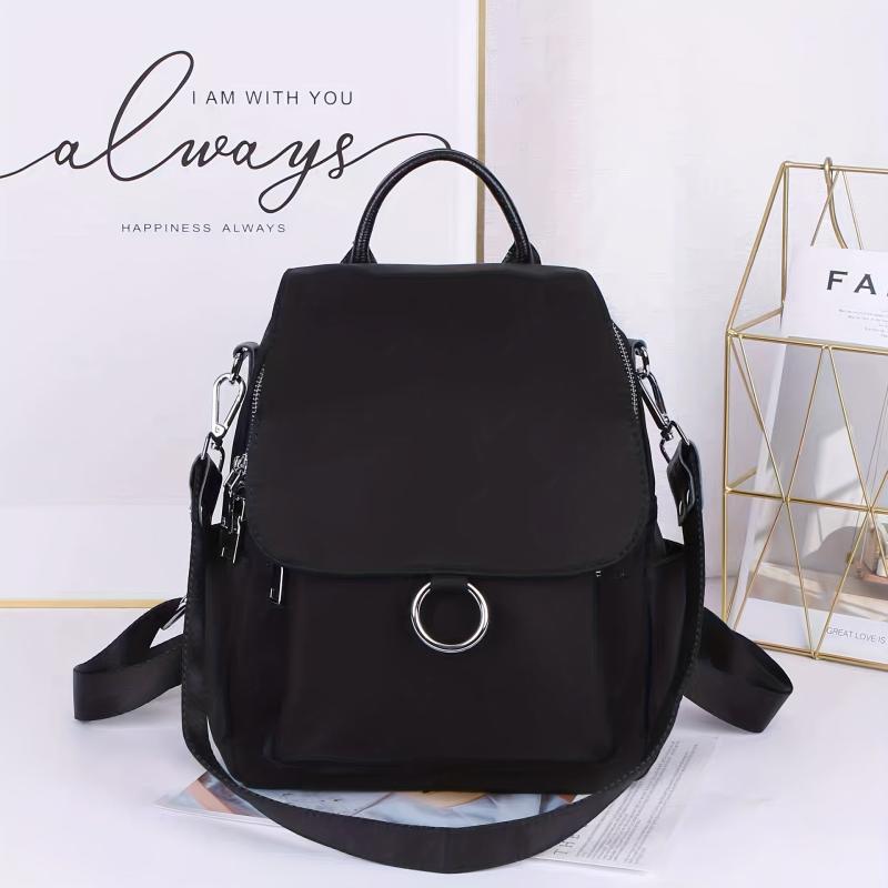 Oxford Female Fashionable Joker Ms Backpack Large Capacity Computer Bag