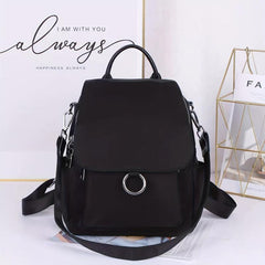 Oxford Female Fashionable Joker Ms Backpack Large Capacity Computer Bag