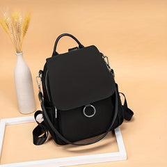 Oxford Female Fashionable Joker Ms Backpack Large Capacity Computer Bag