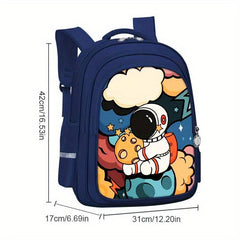 High Kids School Bag Cartoon Backpack Lightweight Durable Waterproof