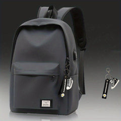 Casual Oxford Backpack Waterproof Student School Bag Large Capacity
