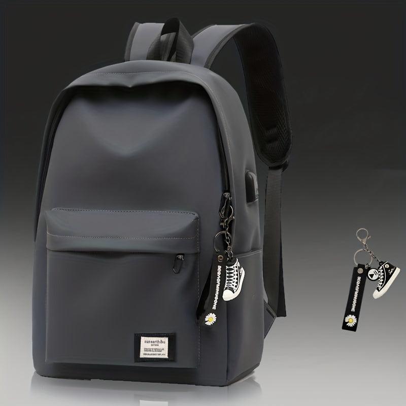 Casual Oxford Backpack Waterproof Student School Bag Large Capacity