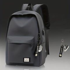 Casual Oxford Backpack Waterproof Student School Bag Large Capacity