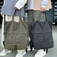 Casual Commuter Large Capacity Tote Bag Water Resistant Backpack