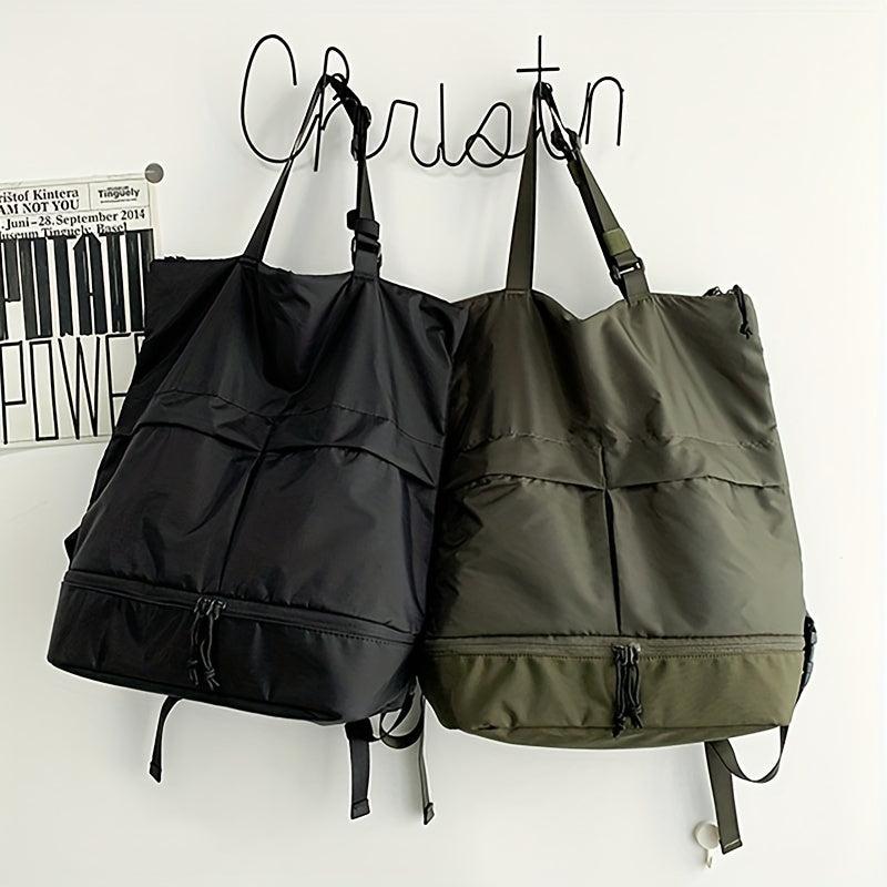 Casual Commuter Large Capacity Tote Bag Water Resistant Backpack