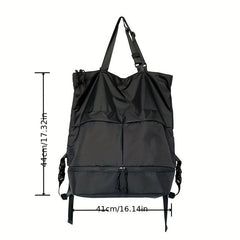 Casual Commuter Large Capacity Tote Bag Water Resistant Backpack
