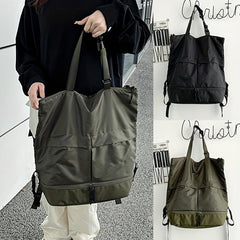 Casual Commuter Large Capacity Tote Bag Water Resistant Backpack