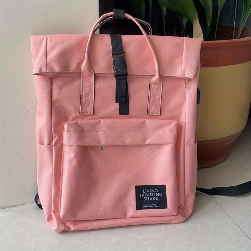 Casual Large Capacity Backpack, Adjustable Straps, Dirty Resistant
