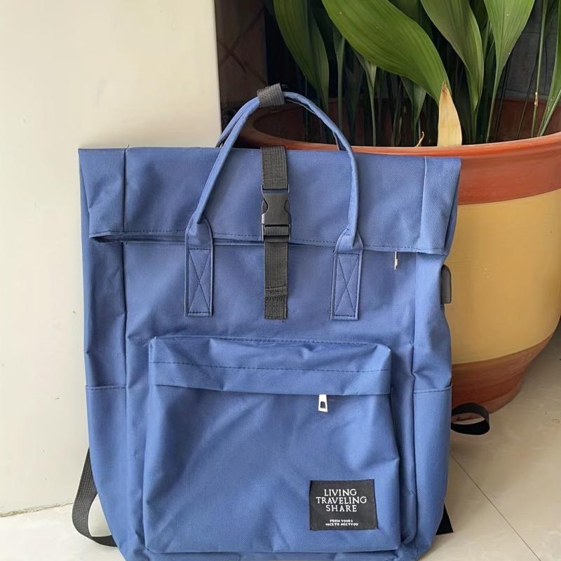 Casual Large Capacity Backpack, Adjustable Straps, Dirty Resistant