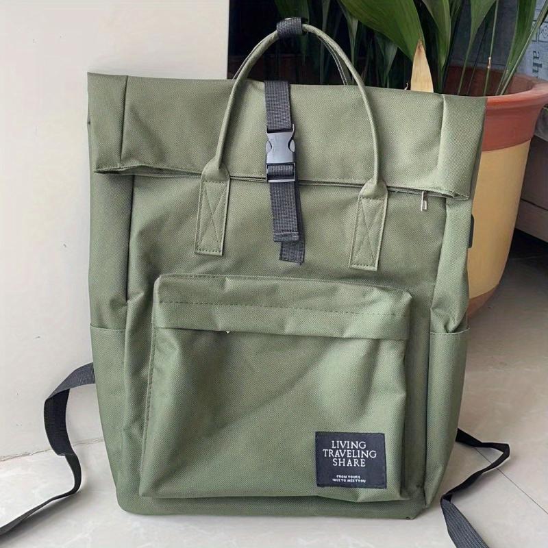 Casual Large Capacity Backpack, Adjustable Straps, Dirty Resistant
