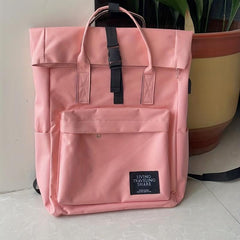 Casual Large Capacity Backpack, Adjustable Straps, Dirty Resistant