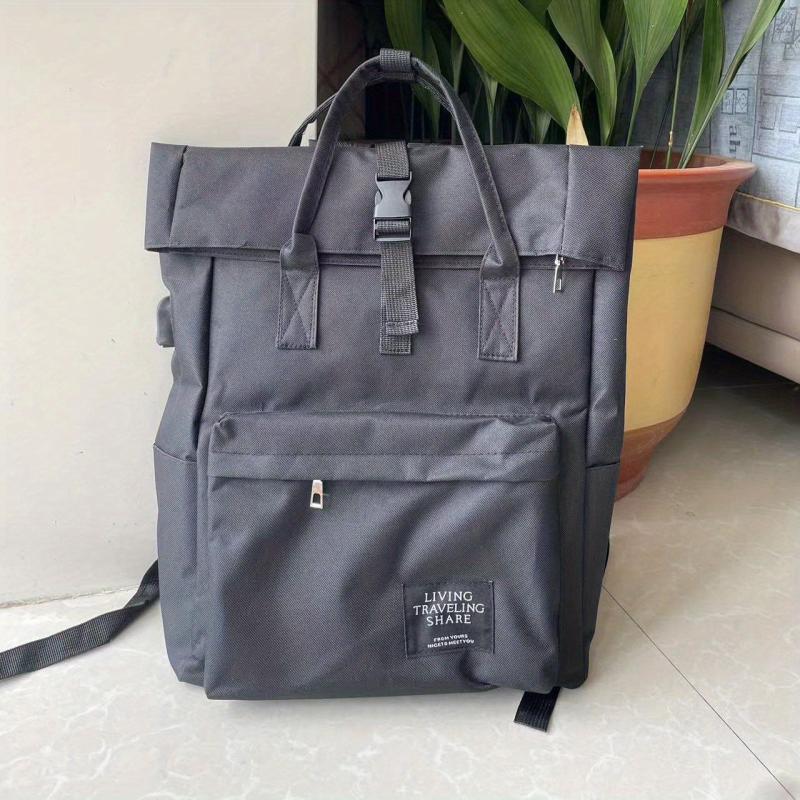 Casual Large Capacity Backpack, Adjustable Straps, Dirty Resistant