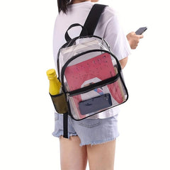 Clear PVC Backpack for Travel, School, Outdoor - Large Capacity