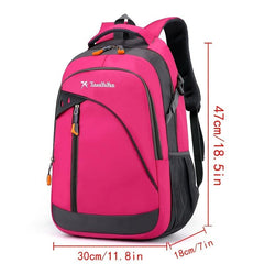Casual Sports Backpack Large Capacity Adjustable Travel Bag