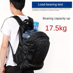 Men's Double Shoulder Backpack with Large Capacity Business Computer Bag