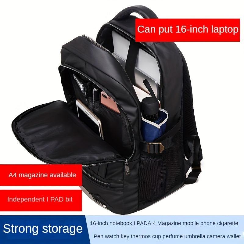 Men's Double Shoulder Backpack with Large Capacity Business Computer Bag