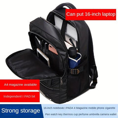Men's Double Shoulder Backpack with Large Capacity Business Computer Bag