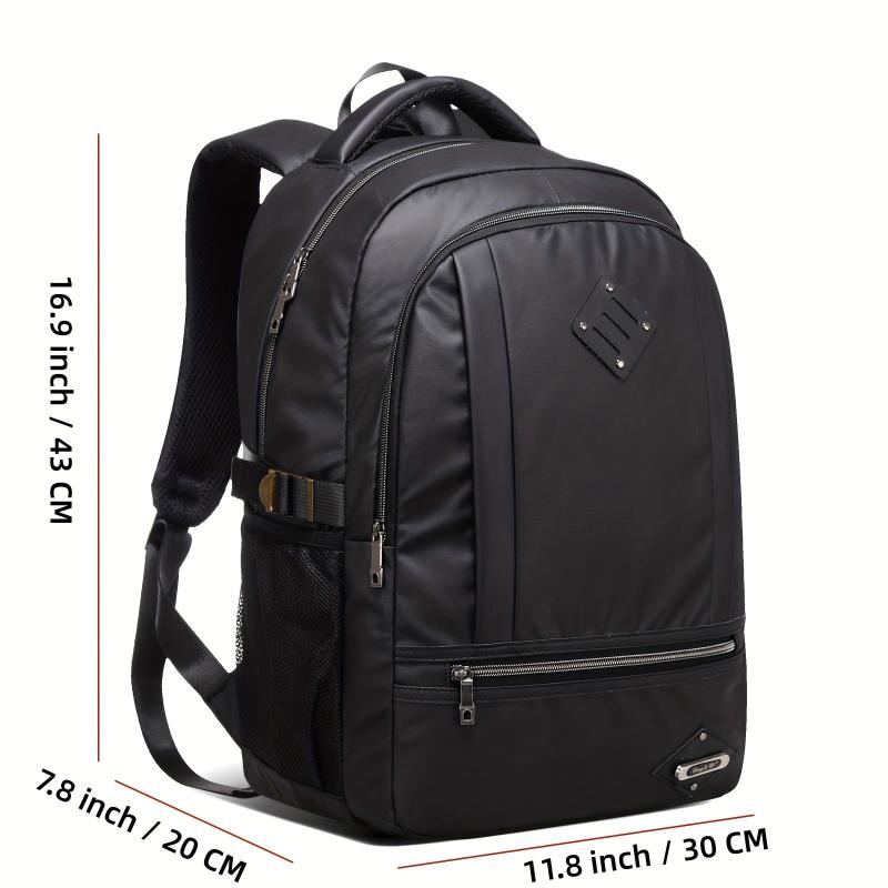 Men's Double Shoulder Backpack with Large Capacity Business Computer Bag