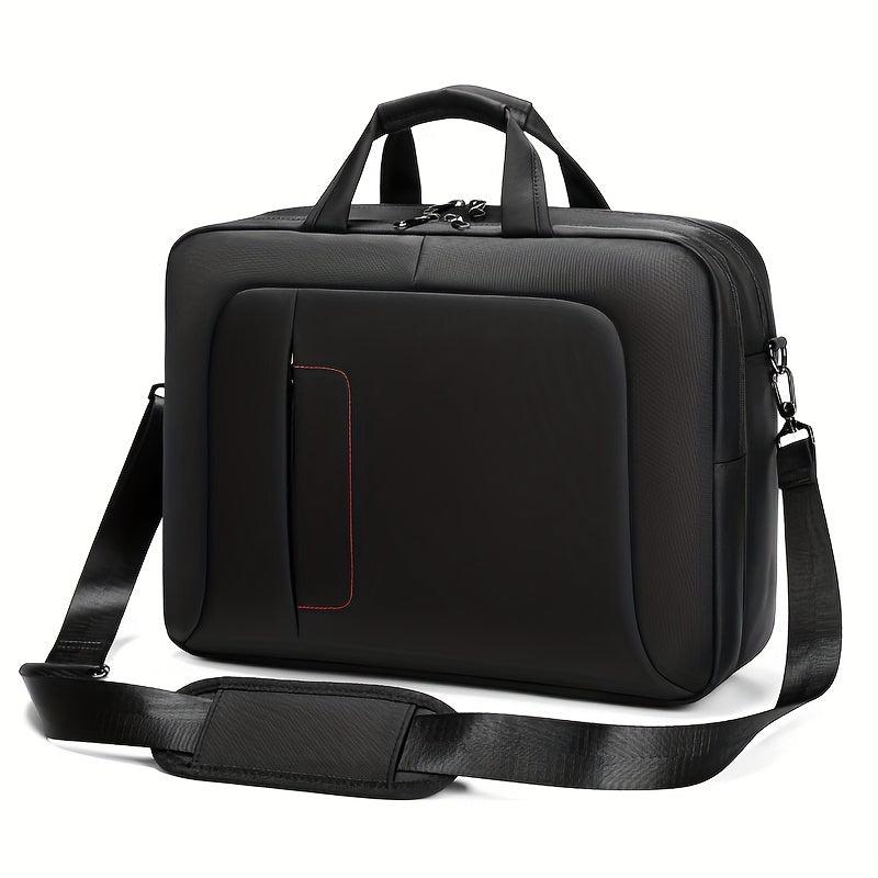 Men's Crossbody Laptop Bag Waterproof Office Business Handheld Bag