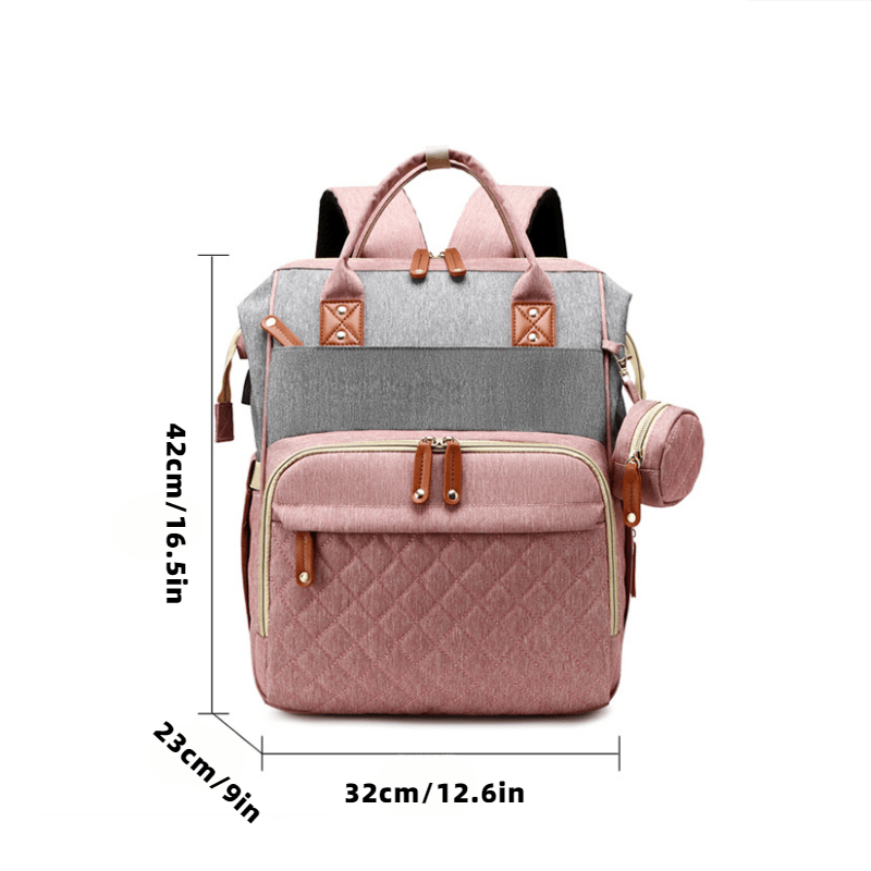 Mother Father Baby Backpack with Water Bottle Holders
