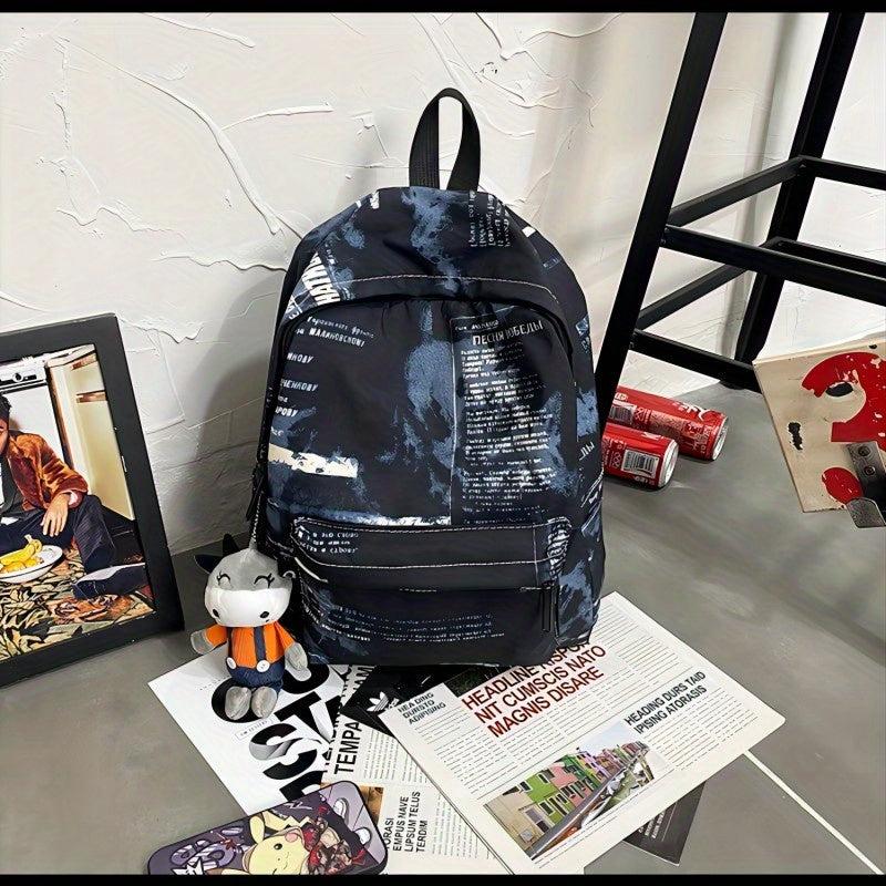 Casual Tie Dye Large Capacity Student Backpack